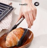  Kẹp gắp thực phẩm chất liệu silicone chống trơn trượt Casabeni 
