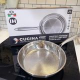  Chảo thép không gỉ Casani công nghệ chống dính tự thân kích thước 20 cm 