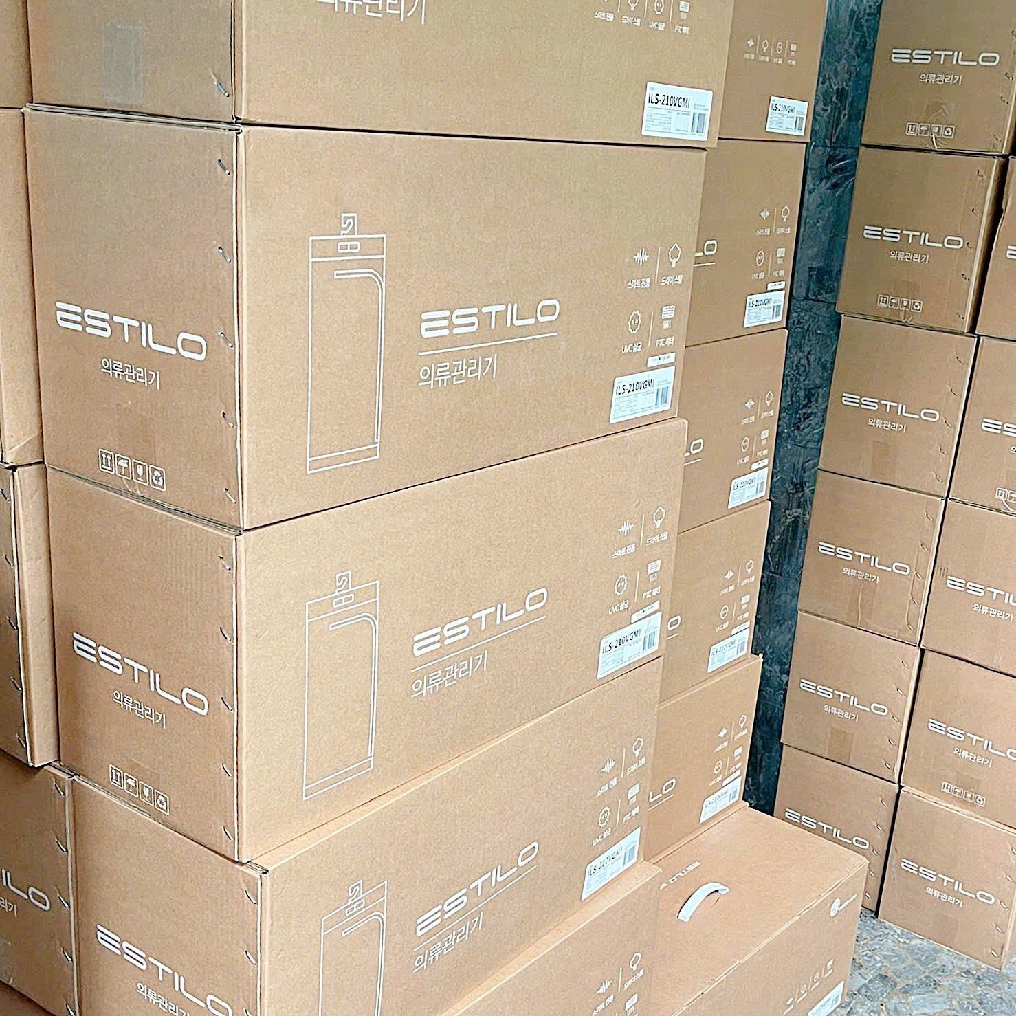  Tủ giặt sấy Estilo ILS-100VWSB nhỏ gọn, công nghệ giặt sấy khử mùi quần áo 