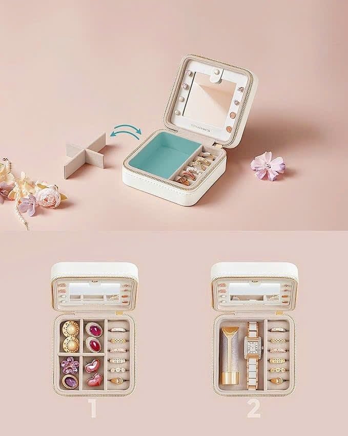 Hộp đựng trang sức Songmics mini nhỏ gọn 