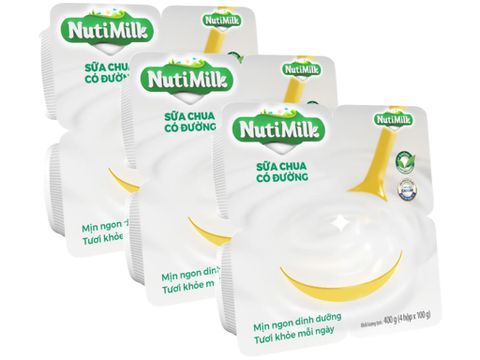 Sữa chua ăn Nutimilk có đường 100g