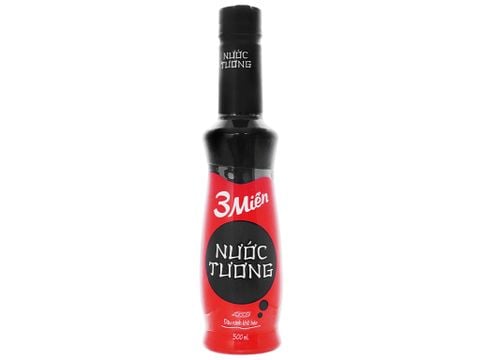 Nước tương 3 miền đậu nành khử béo 500ml