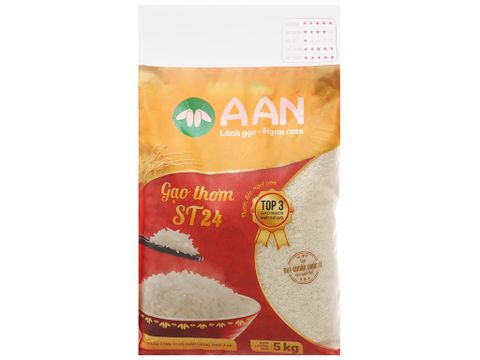 Gạo thơm A An ST24 bao 5kg