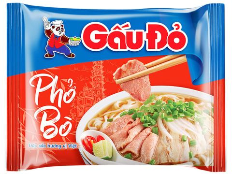Phở bò gấu đỏ gói 65g