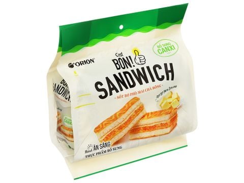 Bánh ăn sáng C'est Bon Sandwich gà quay gói 147g