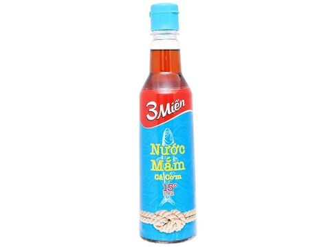 Nước mắm 3 Miền cá cơm 15 độ đạm 500ml