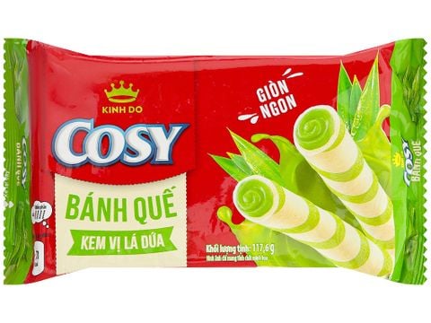 Bánh quế Cosy kem gói 117.6g