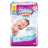 Tã dán Bobby siêu thấm XS70
