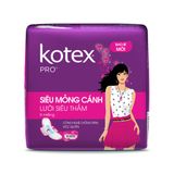 Băng vệ sinh Kotex Pro siêu mỏng cánh 8 miếng