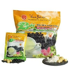 Bột đậu đen xanh lòng hạt sen 10góix35g