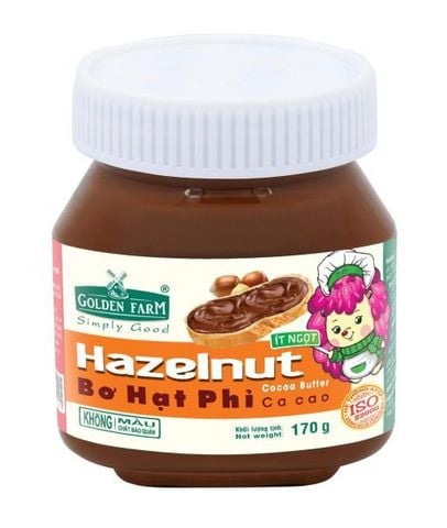 Bơ hạt phỉ ca cao Hazelnut 170g