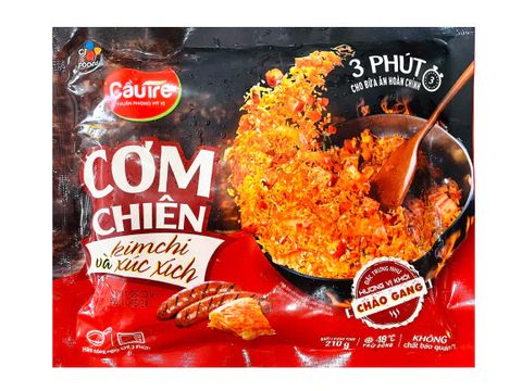 Cơm chiên xúc xích và kim chi Cầu Tre 210g