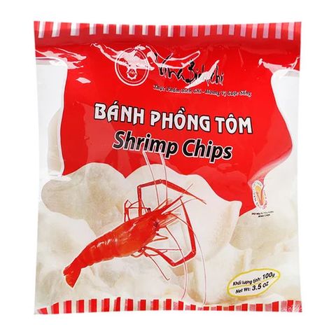 Bánh phồng tôm Shrimp Chips Bích Chi gói 100g