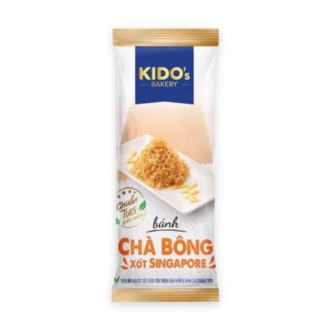 Bánh chà bông sốt SINGAPORE KIDO's cái 55g