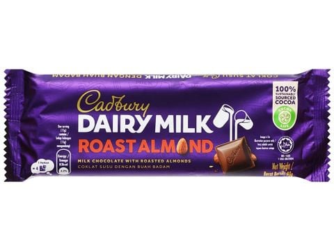 Kẹo Sôcôla hạnh nhân Cadbury Dairy Milk