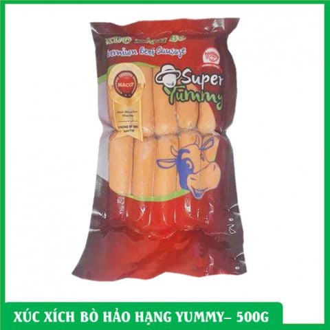 Xúc xích bò hảo hạng Super Yummy 500g
