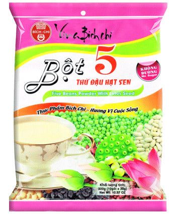 Bột 5 thứ đậu hạt sen không đường 10góix30g