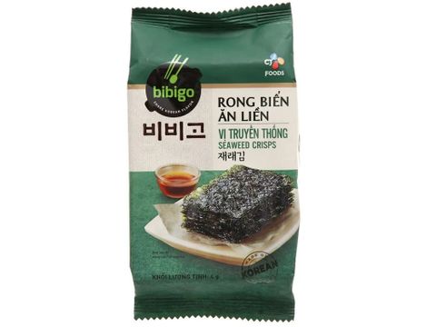 Rong biển ăn liền Bibigo vị truyền thống gói 4g