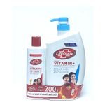 Sữa tắm Lifebuoy Vtamin+ sữa dưỡng ẩm 800g + sữa tắm 200g (ngẫu nhiên)