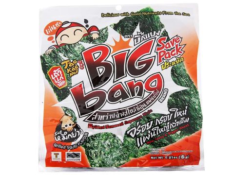 Rong biển ăn liền Big Bang gói 6g