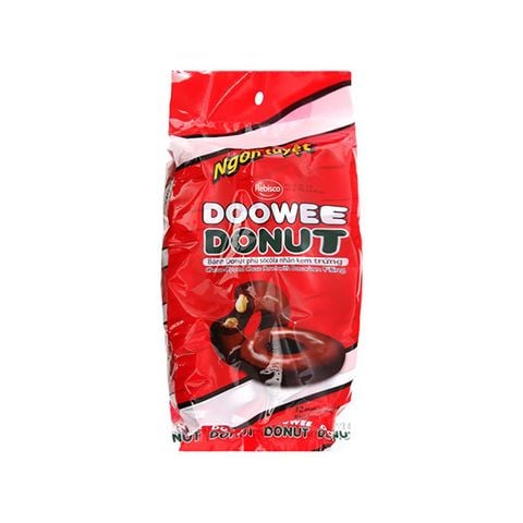 Bánh Dowee Donut phủ socola nhân kem trứng gói 348g
