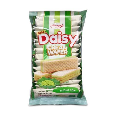 Bánh kem xốp Daisy cốm gói 145g