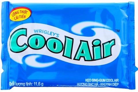Coolair kẹo gum hương bạc hà vỉ 11.6g