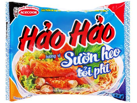 Mì Hảo Hảo sườn heo tỏi phi 73g
