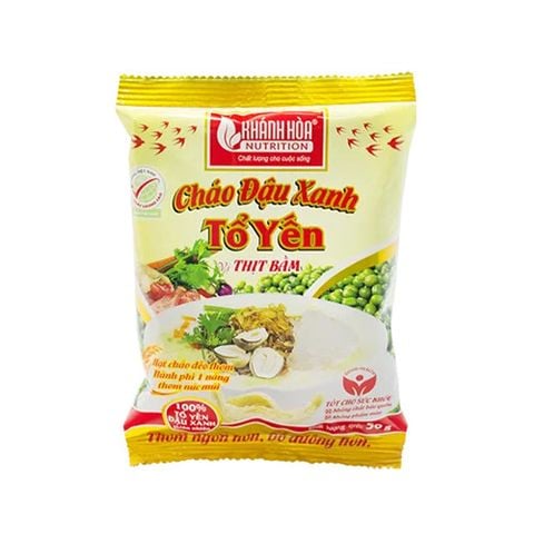 Cháo đậu xanh Tổ yến Khánh Hòa thịt bằm gói 50g