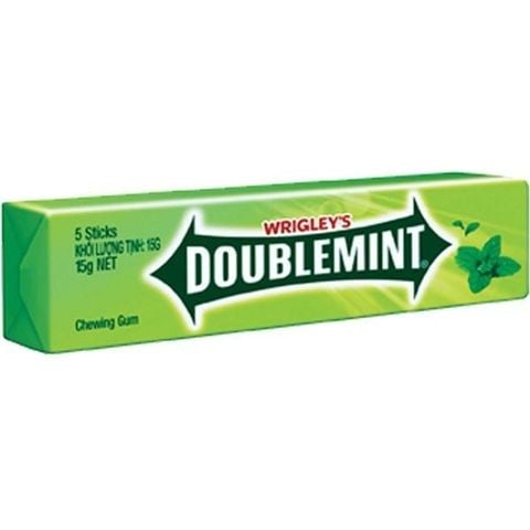 Kẹo gum Doublemint Wrigleys thanh 15g
