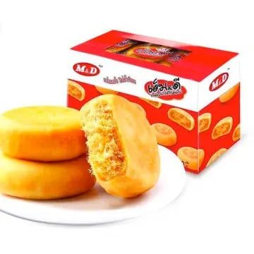 Bánh trứng đỏ M&D hộp 504g