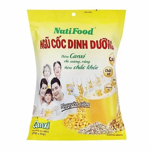 BNC dinh dưỡng Nutifood Canxi 500g gói B/20g