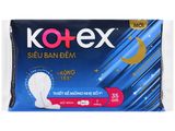 Băng vệ sinh kotex siêu ban đêm cánh 35cm 3 miếng