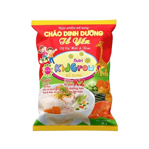 Cháo tổ yến vị cá hồi và tôm Khánh hòa gói 50g