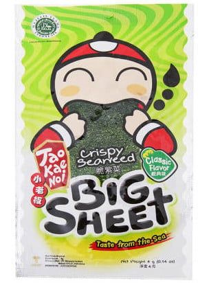 Rong biển ăn liền Big Sheet Classic Flavor gói 3.2g