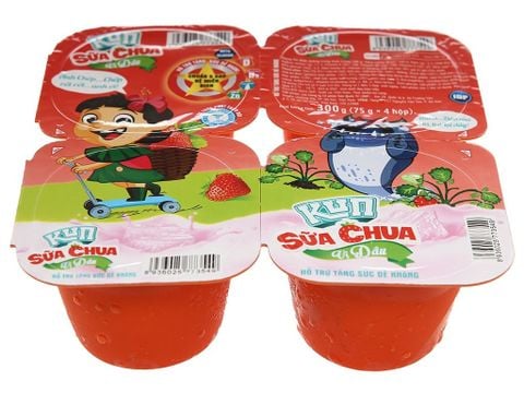 Sữa chua ăn Kun vị dâu 75g