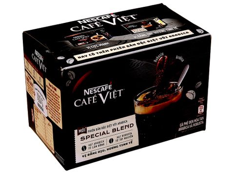Nescafe cafe Việt đen hòa tan Arabica và Robusta 192g