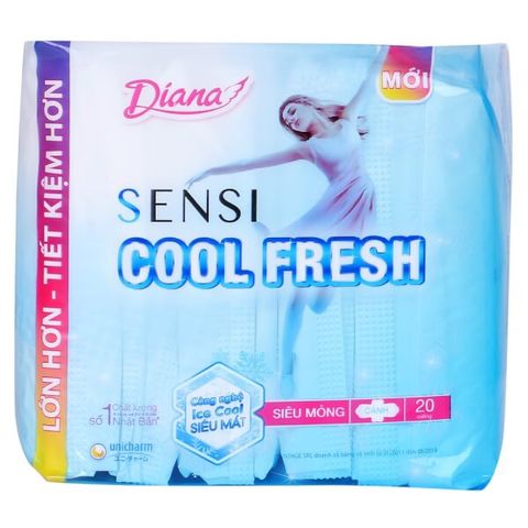 Băng vệ sinh diana sensi cool fresh 20 miếng