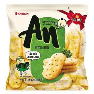 Bánh Gạo An vị tảo biển gói 174.9g