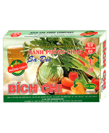 Bánh phồng chay Bích Chi hộp 200g