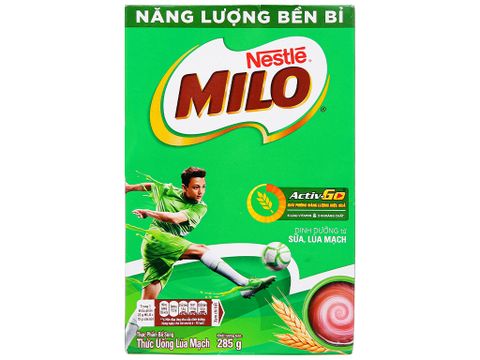 Bột thức uống lúa mạch Milo Active Go hộp 285g