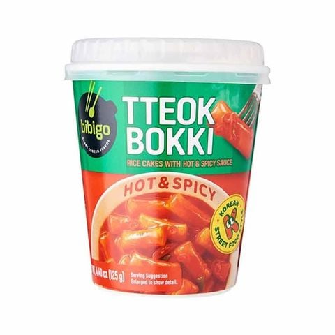 Bánh gạo Tteokbokki sốt cay nồng ly 125g