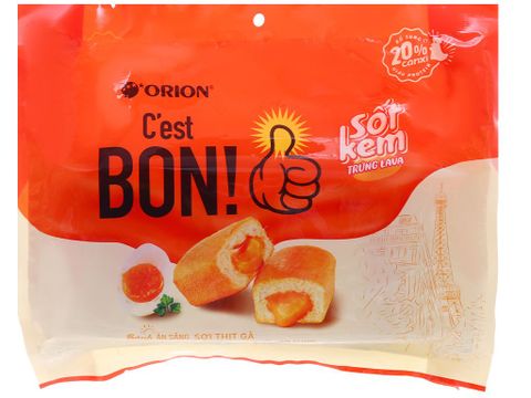 Bánh ăn sáng Cest Bon sợi thịt gà sôt kem phô mai gói 162.4g