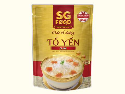 Cháo tổ yến SG Food cá hồi gói 240g