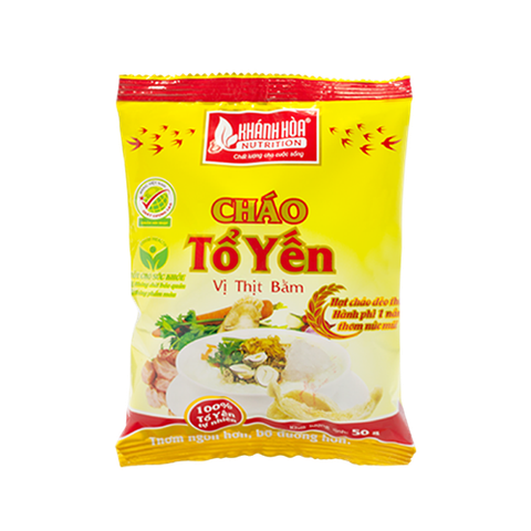 Cháo tổ yến vị thịt bằm khánh hòa gói 50g