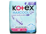 Băng vệ sinh Kotex MaxCool Spa ngày nhiều & đêm siêu mỏng 6 miếng
