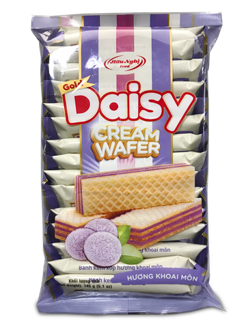 Bánh kem xốp Daisy khoai môn gói 145g