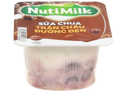 Sữa chua ăn Nutimilk trân châu đường đen 100g