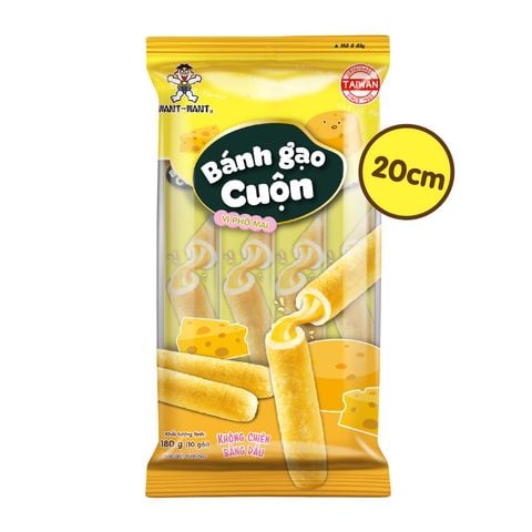 Bánh gạo cuộn Want-want gói 180g