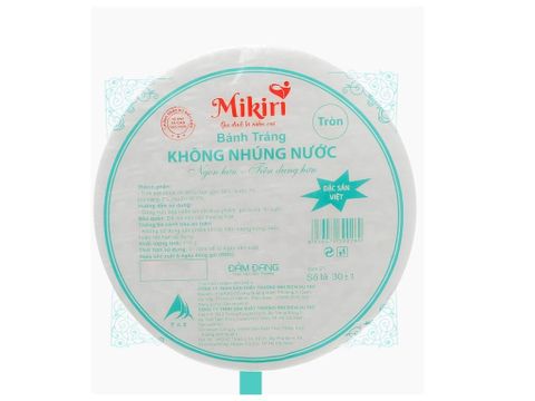 Bánh tráng không nhúng nước Mikiri gói 110g 30 lá